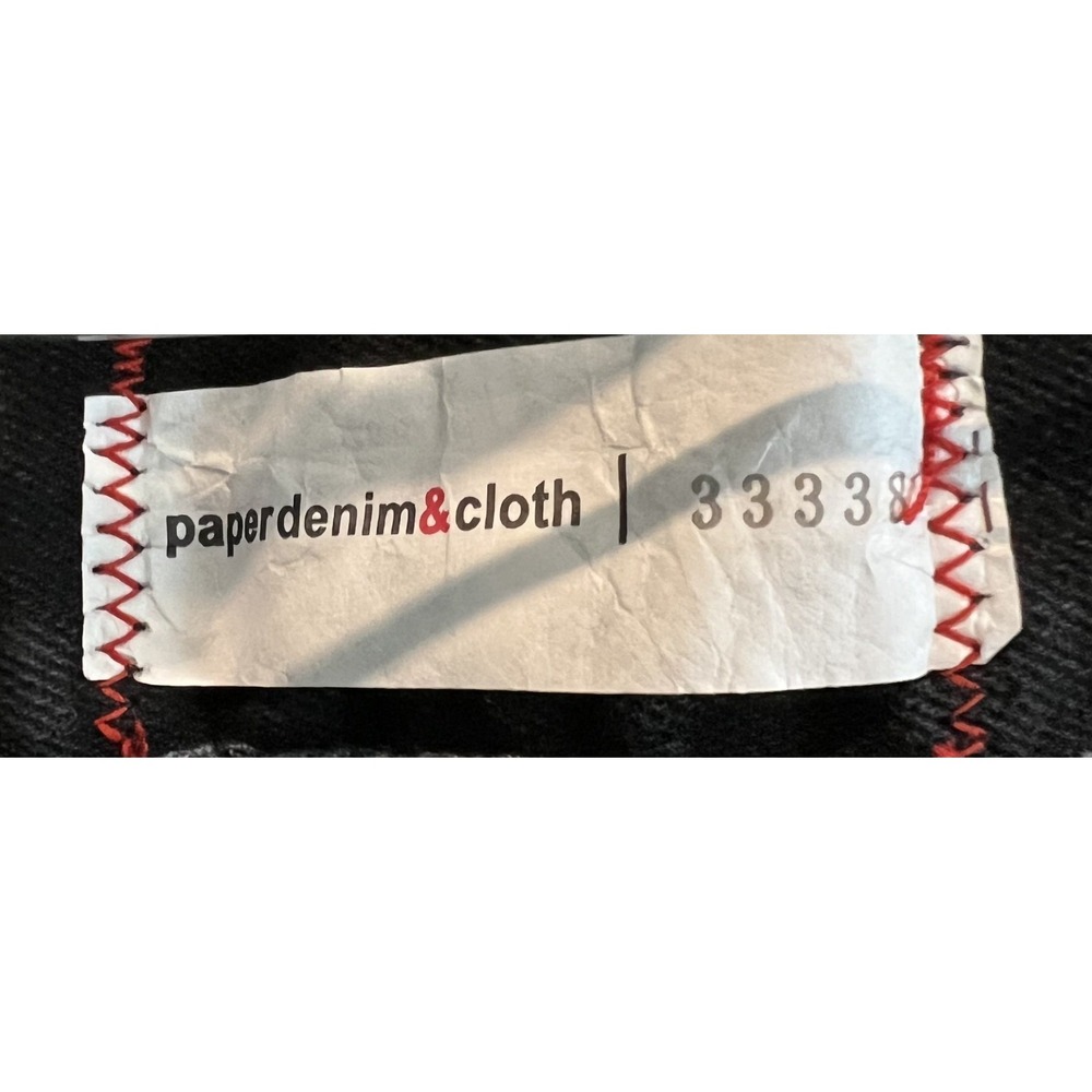 Paper Denim & Cloth Women's black Sophia Trouser jeans straight leg NWT mid-rise - Picture 11 of 12